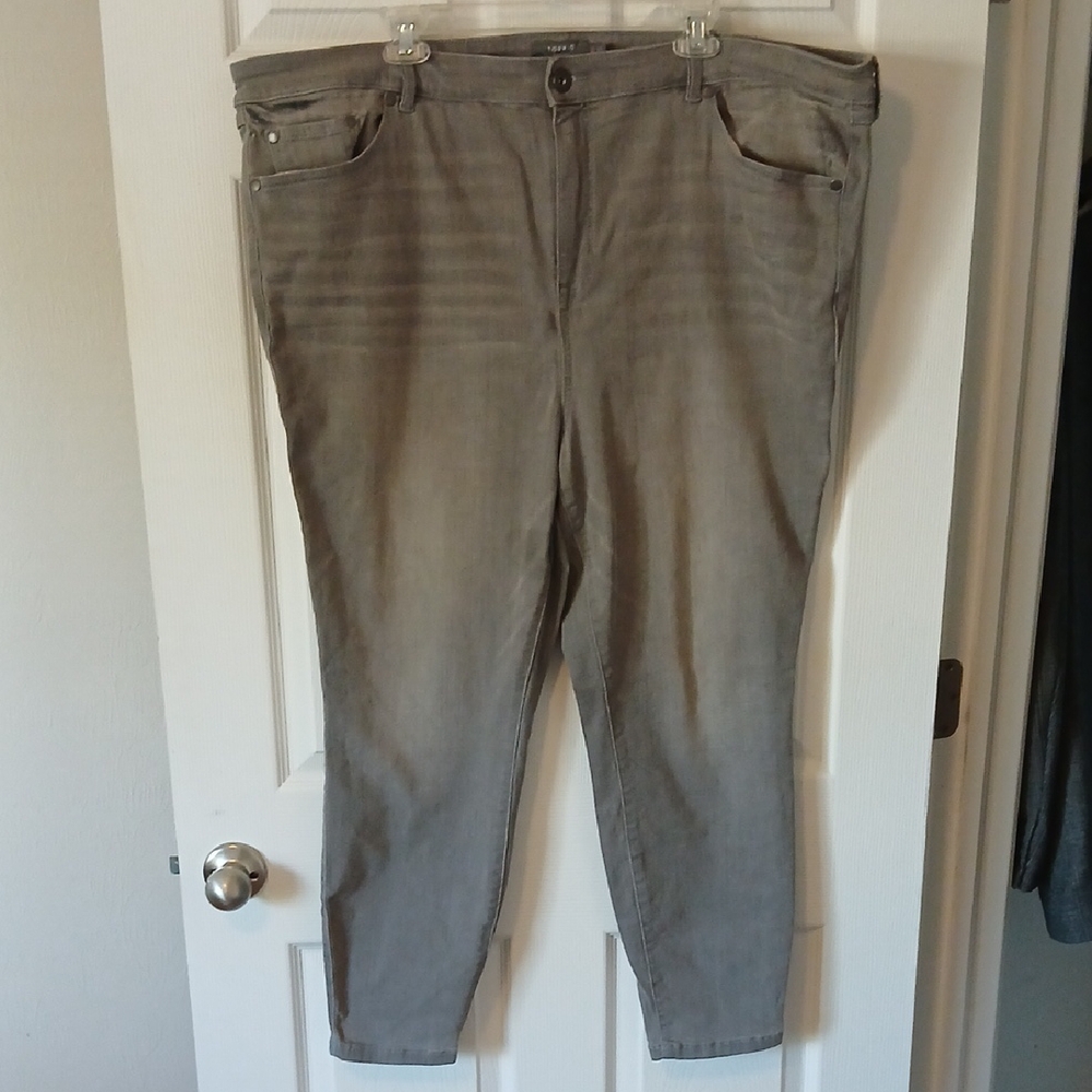 Torrid Women's Gray Midfit Super Skinny Jeans 24R